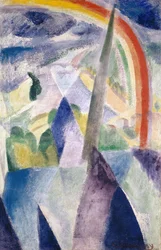 A Notre-Dame tornya Kilátás Párizsra, Notre-Dame, 1909-1914.