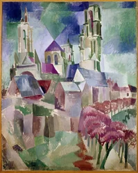 Laon tornyai (olaj, vászon