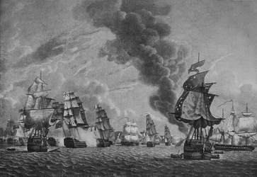 Bridport a LOrient mellett, c1796