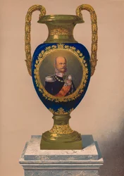 Porcelánváza, 1863.
