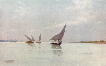 Egy ezüstös nap a Níluson, 1880, 1904