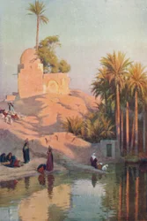 Fayum oázisában, 1880, 1904
