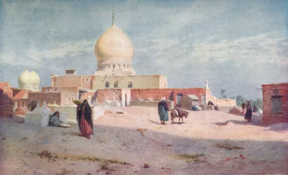 Sheykhs sírja Damiettában, 1880, 1904