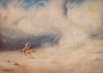 Forgószél a sivatagban, 1880, 1904