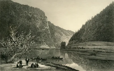 „Delaware Water Gap”, 1872.