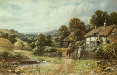 A Surrey Cottage (olaj, vászon)