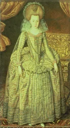 Erzsébet cseh királynő portréja