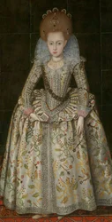 Erzsébet hercegnő 1596-1662, Csehország későbbi királynője, kb. 1606.