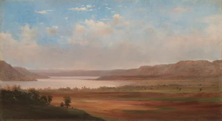 Kilátás a Pepin-tóra, Minnesota, 1862.