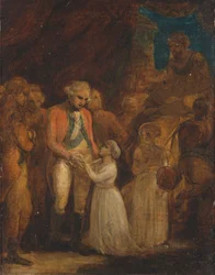 Tipu Sahib, Mysore szultánának két fiát túszként adják át Cornwallis tábornoknak