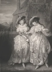 Mrs. Ford és Mrs. Page Shakespeare, Windsori víg feleségek, 2. felvonás, 1. jelenet, 1793.