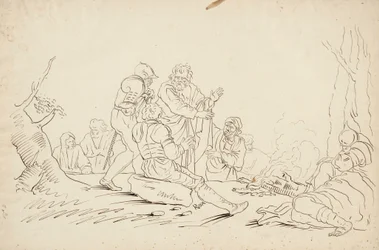 Jelenet Salvator Rosa után