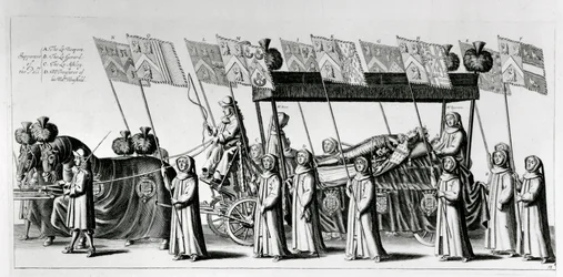George Monck, Albemarle 1. hercegének állami temetése 1671-ben
