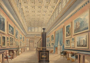 A Flamand Képtár, Thomas Hope kúria, Duchess Street, Portland Place, 1830-51.