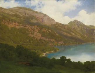 Kilátás a Rigi-hegyről, kilátással a Luzerni-tóra, 1857