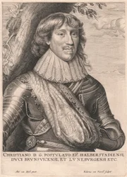 Christiano DG. Igény szerint EP. Halberstad, Brunswick és Lüneburg hercege stb.