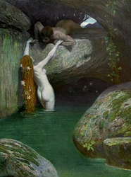 "A barlangban", 1902-1903.