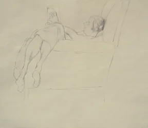 Nina Hamnett Reading, 1917 körül