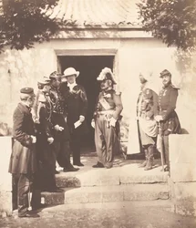 Csoport a főhadiszálláson, 1855.