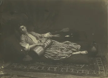 Fekvő odalisque, 1858.