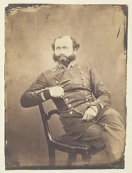 Sir Charles Ash Windham (1810-1970), tábornok; a Krímben fényképezve