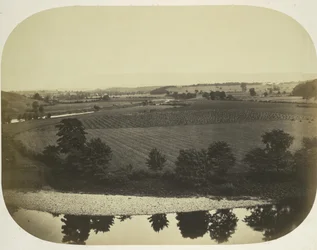 Bordák völgye és Pendle Hill, 1859.