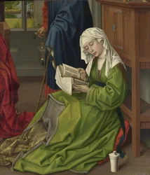 A Magdolna-olvasás, 1438 előtt (olaj, tábla)