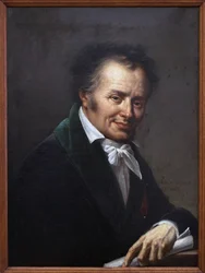 Dominique Vivant Denon (1747-1825) portréja. Roland Lefevre (1755-1830) festménye, Olaj, vászon
