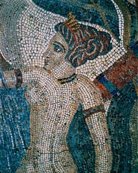 Fürdőző Diana, 2-3. század (mozaik)