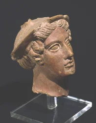 Merkúr feje, a Vignole o Falerii templomból (márvány)
