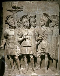 Prétoriánus relief, Kr. u. 51-52 körül (márvány)