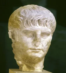 A fiatal Nero császár (37-68) ábrázolása. Róma, Museo Nazionale Romano.