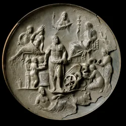Aquileia ezüst patera a termékenység allegóriájával