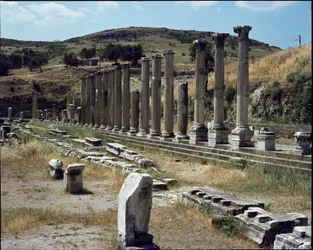 Kilátás Aszklépiosz szentélyére (i.e. 283-133)