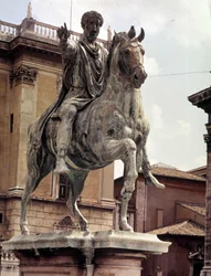 Marcus Aurelius lovas szobra - Campidoglio tér, Róma