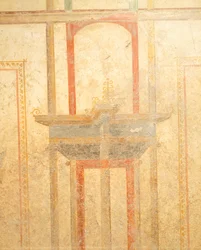 Fresco from House of Menander, Pompeii , Campania, Roman Civilization