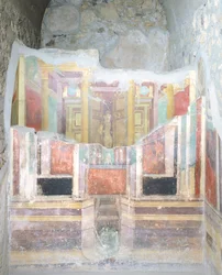 Fabius Rufus háza belül, Pompeii, Campania, római civilizáció