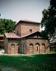 Galla Placidia (390-450), római császár mauzóleuma. 425 kb. Ravenna Olaszország