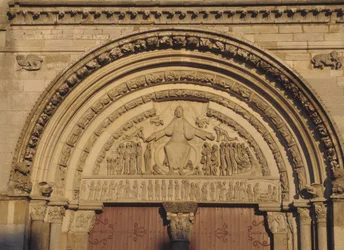 Vezelay székesegyház timpanonja (Yonne 89.)