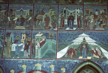 Himnusz a Szűzanyához, a templom déli fala, 1601 körül