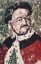 Constantin Cantacuzeno portréja (a Hurez kolostor freskója után)
