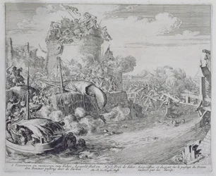 Bécsi nyomtatási ciklus, A Tábor-sziget meghódítása Leopoldstadt határában, 1683