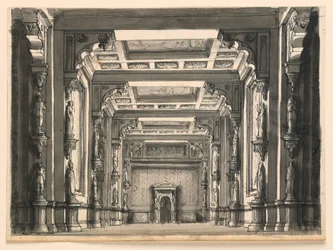 Színpadtervezés, Gótikus terem belseje