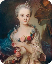 Lady Marquise de Pompadour portréja, XVIII. század, 1906
