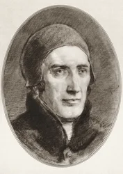 Nicolaus Copernicus, a Híres férfiak élő életrajzaiból.