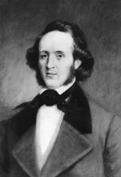 Felix Mendelssohn 1809-1847, német zeneszerző, 1907.