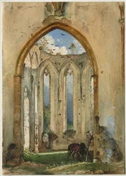 Egy templom romja, 1849