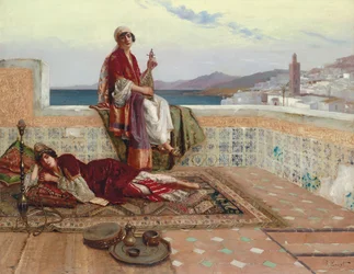 A teraszon, Tanger