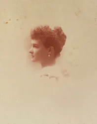 Marie Pavlovna de Russie – Mária Pavlovna orosz nagyhercegnő (1854-1920), névtelen. Ezüst zselatin fotózás