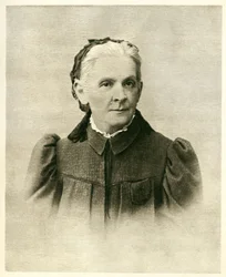 Maria Alekszandrovna Ulanov (1835-1916), Lenin (1870-1924) anyja portréja. Fényképészet, „A mi Illyicsünk” című kiadványban, Állami Gyermekkiadás, Moszkva